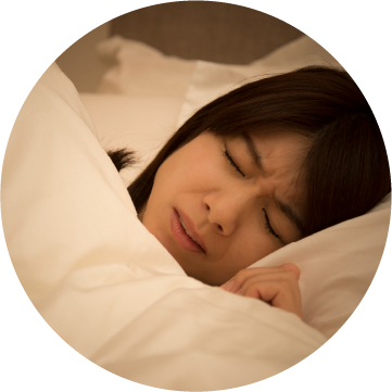 眠れない